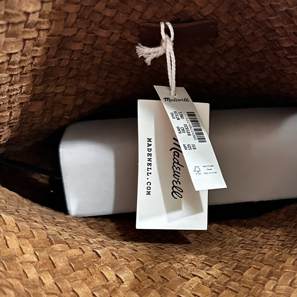 Madewell handwoven shoulder bag - caramel leather - Picture 8 of 8